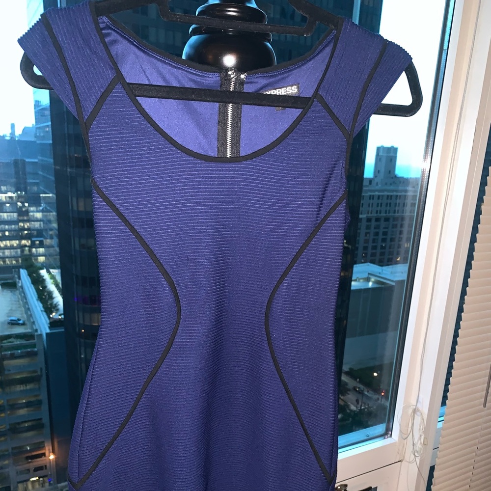 Royal blue Express cocktail dress